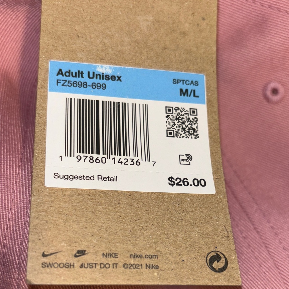 Nike Pink Club Cap - Picture 4 of 4